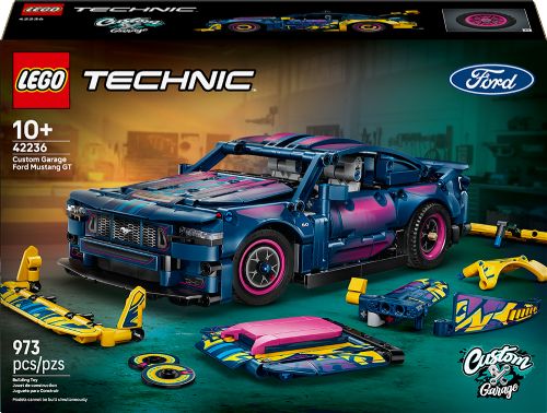 Lego Technic - Garage de personnalisation pour voiture Ford Mustang GT