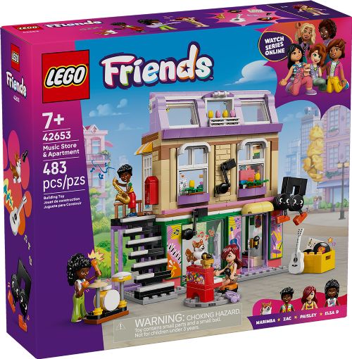 Lego Friends - Magasin de musique et appartement