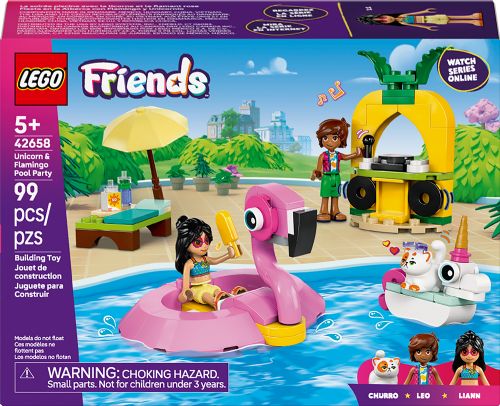 Lego Friends - Licorne et flamant piscine party
