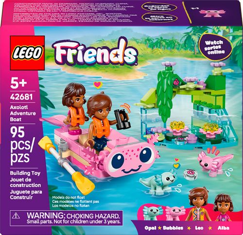 Lego Friends - Le bateau d'aventures axolotl