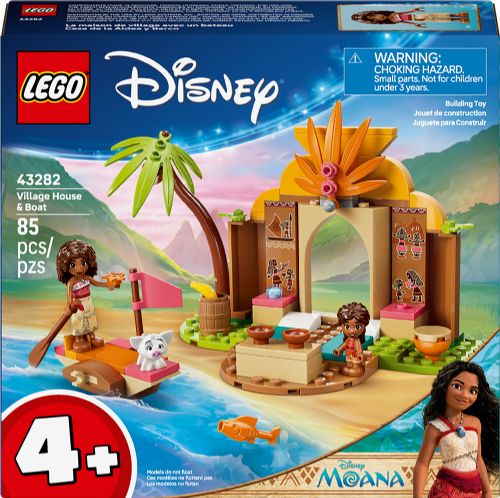 Lego Disney - Maison de village et pirogue de Vaiana