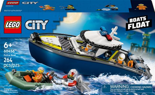 Lego City - Poursuite de police en bateau