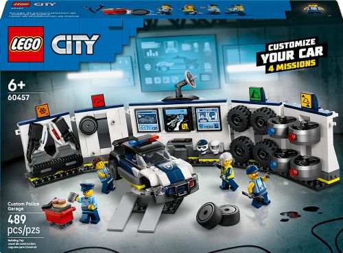 Lego City - Garage de voiture de police personnalisé