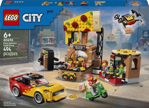 Lego City - La pizzeria et ses véhicules de livraison
