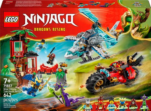 Lego Ninjago - La cabane et les véhicules des Ninjas