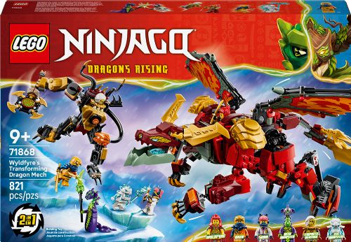 Lego Ninjago - Wyldfyre's Transforming Dragon Mech
