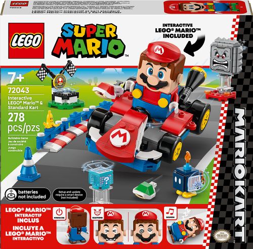 Lego Super Mario - Mario Kart – Mario interactif et kart standard