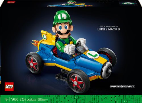 Lego Super Mario - Luigi dans sa Mach 8