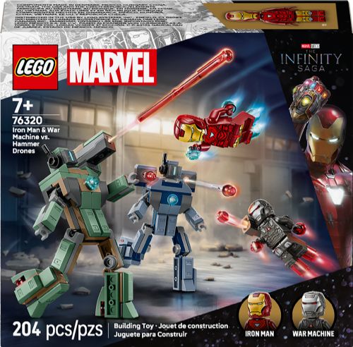 Lego Super Heroes Marvel - Iron Man et War Machine contre les Hammer Drones