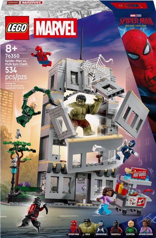 Lego Marvel -Ens. Spider-Man contre Hulk dans son bureau