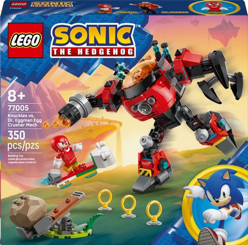 Lego Sonic - Knuckles contre le robot Egg Crusher du Dr. Eggman