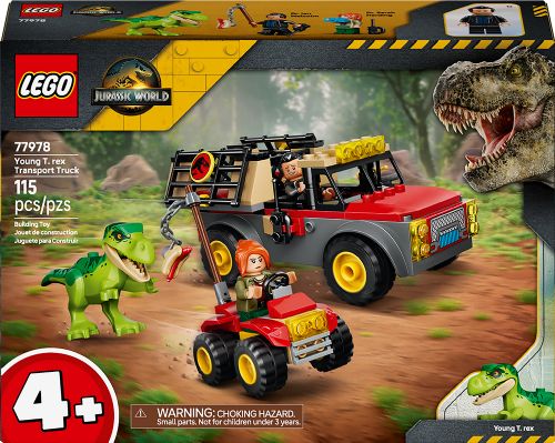Lego Jurassic World - Camion de transport du jeune T-rex