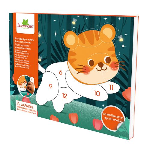 Pockets - Stickers by numbers – Mysterious animals