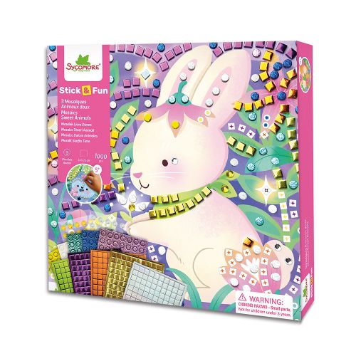 Stick'N Fun - S Mosaics Cuddly animals