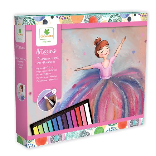 Artissimo - Grand modèle 10 tableaux Pastels secs - Danseuses