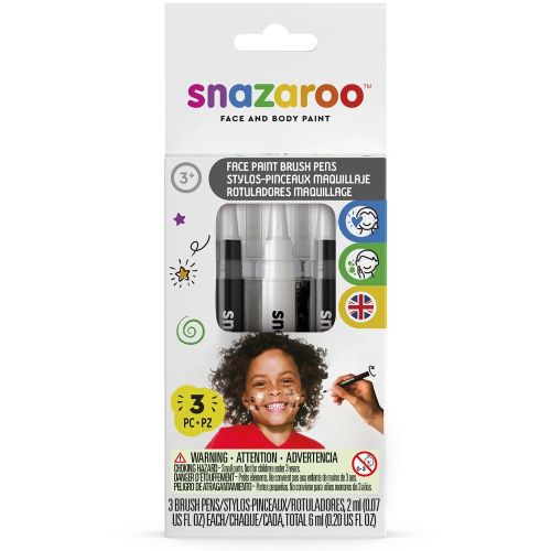 Snazaroo brush pens - Monochrome