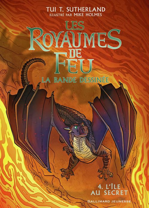 Livre - Les royaumes de feu: la bande dessinée Tome 4 - L'île au secret - Version française