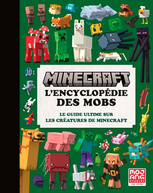 Livre - Minecraft l'encyclopédie des mobs - Version française