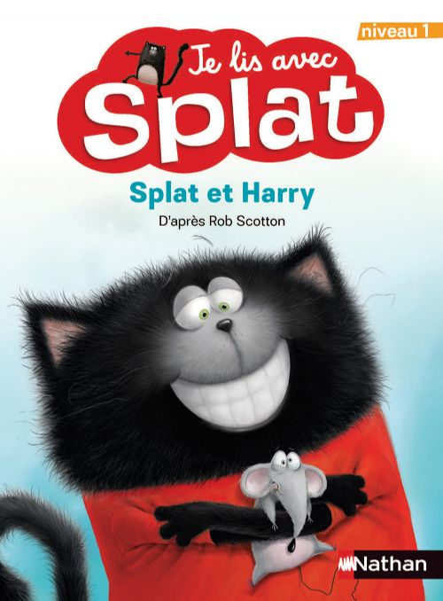 Livre - Je lis avec Splat: Splat et Harry (Niveau 1) - Version française
