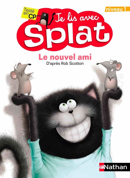Livre - Je lis avec Splat: Le nouvel ami (Niveau 1) - Version française