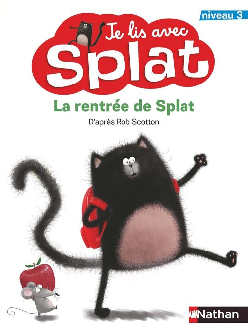 Livre - Je lis avec Splat: La rentrée de Splat (Niveau 3) - Version française