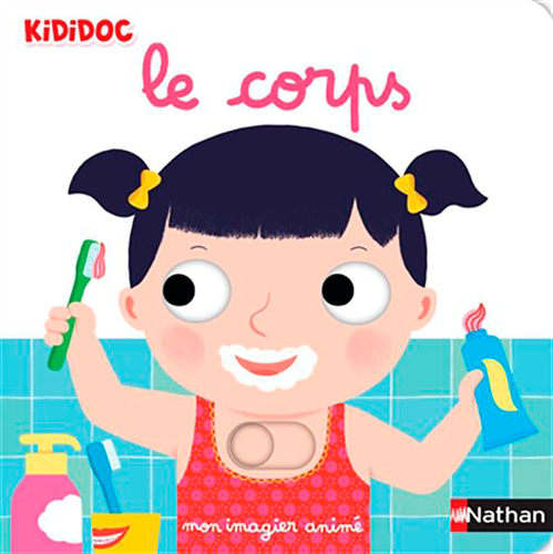 Livre Kididoc - Mon imagier animé: Le corps - Version française