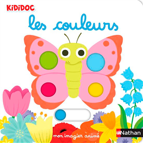 Livre Kididoc - Mon imagier animé: Les couleurs - Version française
