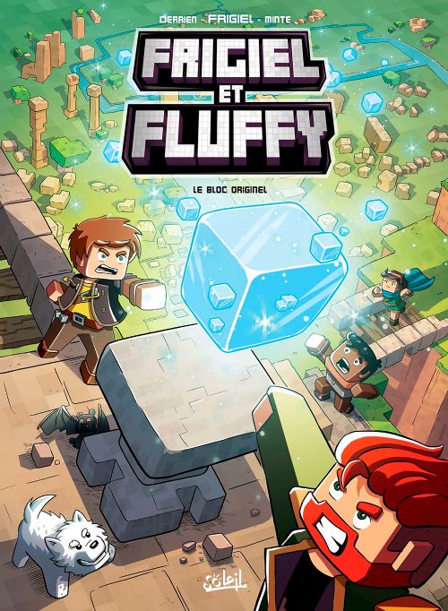 Livre - Minecraft - Frigiel et Fluffy Tome 3: Le Bloc originel - Version française