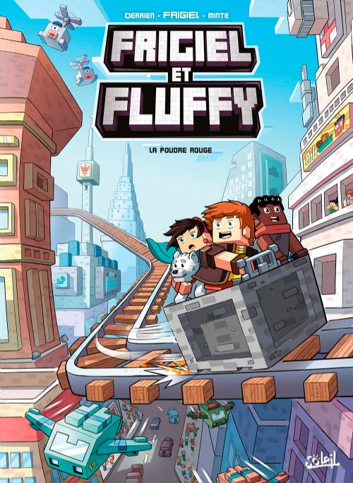 Livre - Minecraft - Frigiel et Fluffy Tome 7: La Poudre rouge - Version française