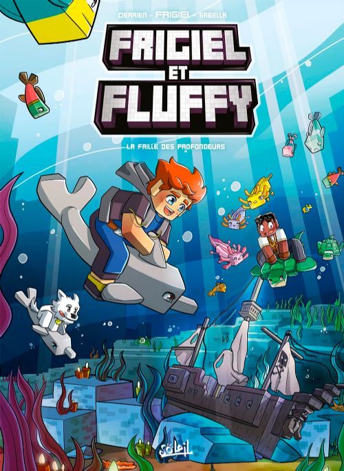 Livre - Minecraft - Frigiel et Fluffy Tome 13: La faille des profondeurs - Version française