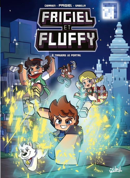 Livre - Minecraft - Frigiel et Fluffy Tome 16: À travers le portail - Version française