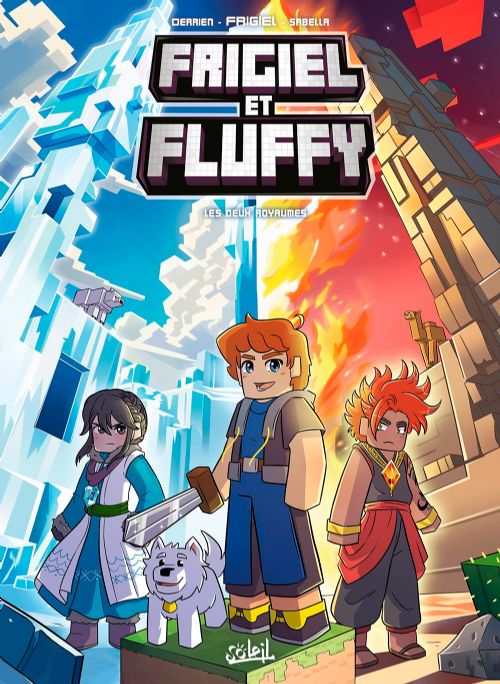 Livre - Minecraft - Frigiel et Fluffy Tome 18: Les deux royaumes - Version française