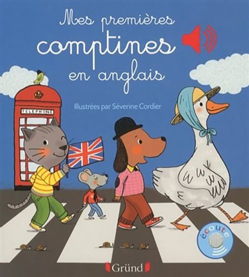 Livre - Mes premières comptines en anglais - Version française