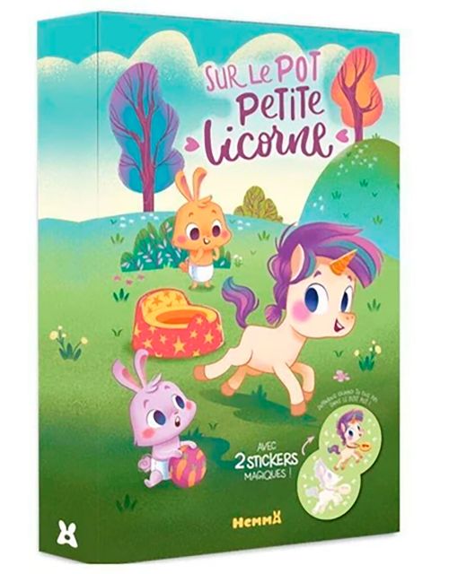 Book - Sur le pot petite licorne - French version