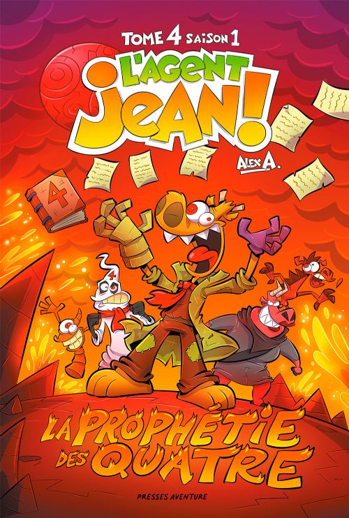 Livre - L'agent Jean, La prophétie des quatre (Édition couverture rigide) - Version française