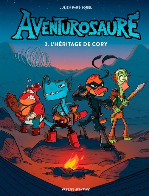 Livre - Aventurosaure 2. L'héritage de Cory - Version française