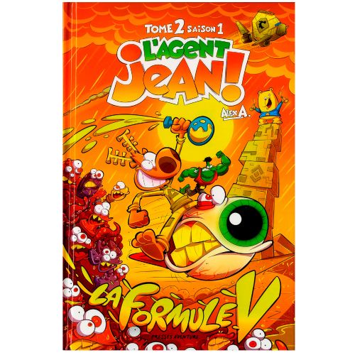 Livre - L'agent Jean! Tome 2 Saison 1: La formule V - Couverture rigide - Version française