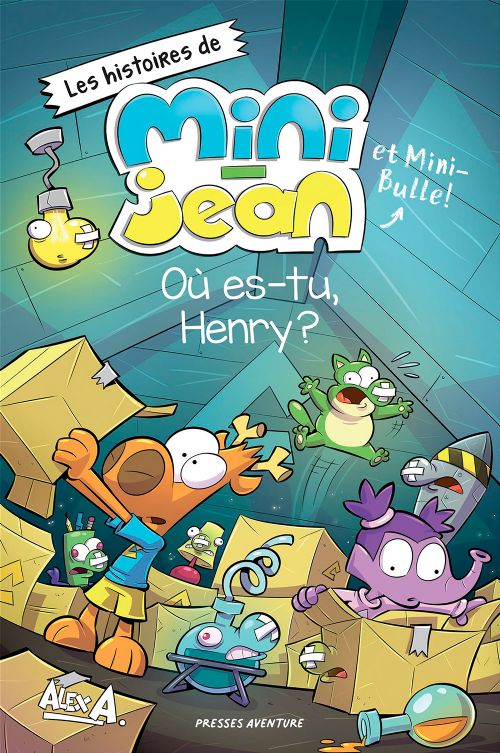 Livre - Les histoires de Mini-Jean et Mini-Bulle, Où est-tu Henry? - Version française