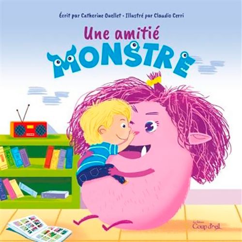 Livre - Une amitié monstre - Version française