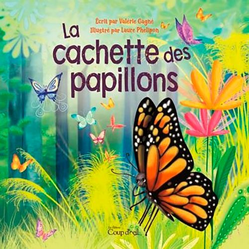 Livre - La Cachette des papillons - Version française