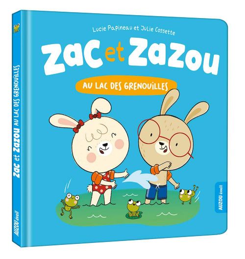 Livre - Zac et Zazou, Au lac des grenouilles - Version française