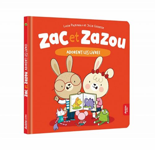 Livre - Zac et Zazou, Adorent les livres - Version française