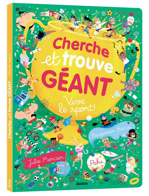 Livre - Cherche et trouve géant: Vive le sport! - Version française