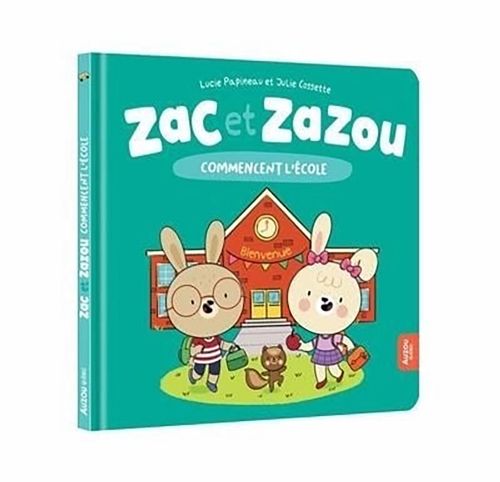 Livre - Zac et Zazou, commencent l'école - Version française