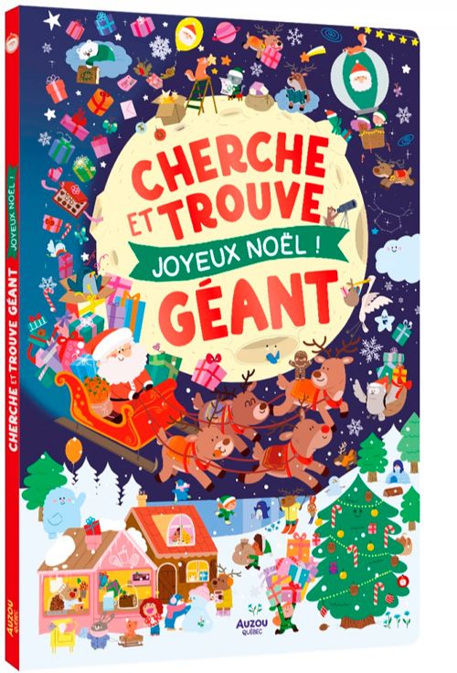 Livre - Cherche et trouve Géant: Joyeux Noël! - Version française