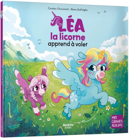 Livre - Léa la licorne apprend à voler - Version française
