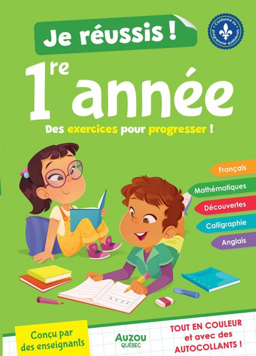 Livre - Je réussis! 1re année - Version française