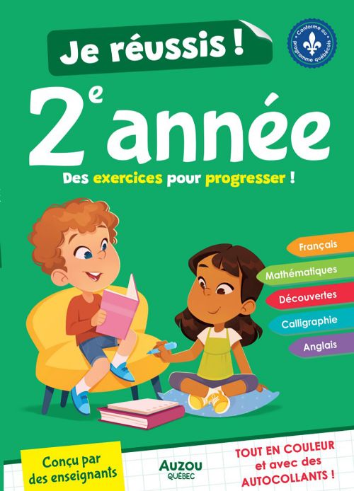 Livre - Je réussis! 2e année - Version française