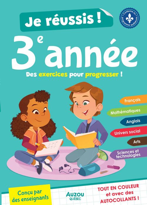 Livre - Je réussis! 3e année - Version française