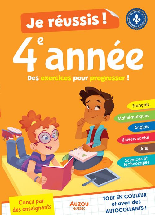 Livre - Je réussis! 4e année - Version française
